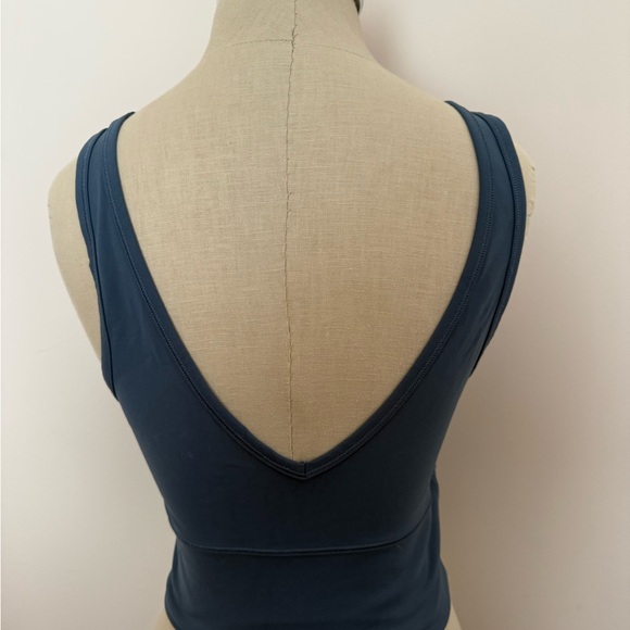 Lululemon Blue Ribbed Tank - Picture 2 of 3